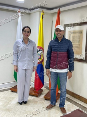 PROMUEVE CARMEN LILIA CANTUROSAS VENTAJAS COMPETITIVAS DE NUEVO LAREDO EN COLOMBIA