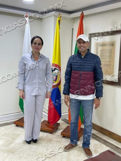 PROMUEVE CARMEN LILIA CANTUROSAS VENTAJAS COMPETITIVAS DE NUEVO LAREDO EN COLOMBIA