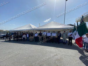 DAN  BANDERAZO INICIAL AL PROGRAMA H&Eacute;ROES PAISANOS EDICI&Oacute;N VERANO 2023