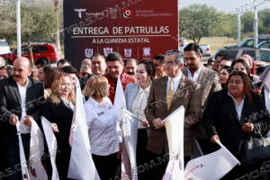 ENTREGAN UNIDADES DE LA GUARDIA ESTATAL PARA NUEVO LAREDO