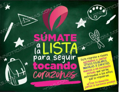 SISTEMA DIF DE NUEVO LAREDO INVITA A COLECTA DE &Uacute;TILES ESCOLARES