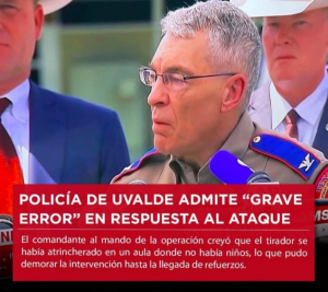 Polic&iacute;a admite error en tiroteo en Texas; pensaron que no hab&iacute;a sobrevivientes