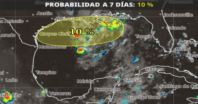 Mantienen vigilancia de zona de baja presión que podría traer lluvias a Tamaulipas