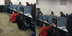 Exhiben a call center que le quita las sillas a empleados que no venden