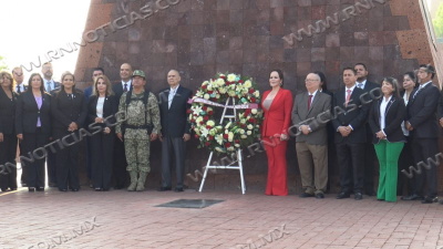 Conmemoran 175 aniversario de Nuevo Laredo con ofrenda floral y remembranza