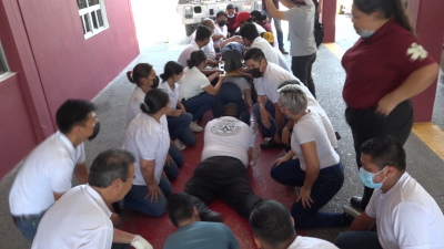 VIDEO Por Iniciar academia de Protecci&oacute;n Civil; Realizan curso de inducci&oacute;n