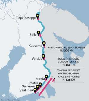 Finlandia construir&aacute; un muro en la frontera con Rusia