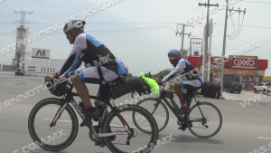 Viajan ciclistas por 7 estados de México para promover el deporte y ayudar a discapacitados