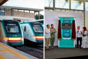 AMLO inaugura primer tramo del Tren Maya que va de Campeche a Canc&uacute;n