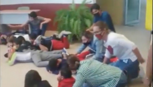 &ldquo;Un elefante se columpiaba&hellip;&rdquo;: ni&ntilde;os cantan durante una &ldquo;balacera&rdquo; en Zacatecas