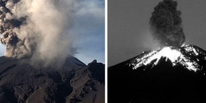 Volc&aacute;n Popocat&eacute;petl registr&oacute; actividad durante la madrugada