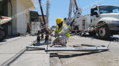 Continúa la recuperación de luz y agua en Nuevo Laredo tras tormenta