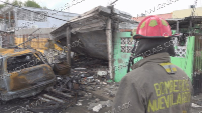 Explosión en Nuevo Laredo dejo saldo de una mujer muerta, cinco heridos y más de 130 casas dañadas