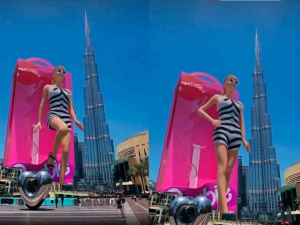Barbie gigante de m&aacute;s de 600 metros sorprende a fans en Dub&aacute;i