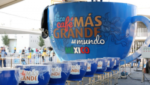 México rompe récord Guinness de la taza de café más grande del mundo