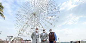 Rueda de Tampico se Inaugura en Mayo; Reiteran que es Inversi&oacute;n Privada