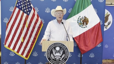 VIDEO Embajador de Estados unidos en M&eacute;xico vista Nuevo Laredo