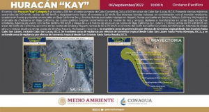 As&iacute; se ve el impresionante hurac&aacute;n &lsquo;Kay&rsquo; desde el espacio