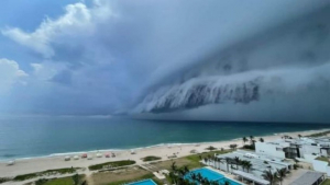 El Shelf Cloud, el evento metereol&oacute;gico que se registr&oacute; en la zona sur