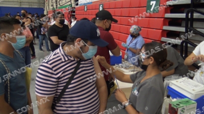 Inicia la vacunaci&oacute;n de segunda dosis anticovid para chavos en Nuevo Laredo