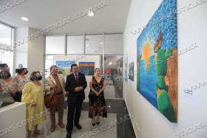 INAUGURAN VII MUESTRA DE ARTES PL&Aacute;STICAS BINACIONAL ENTRE AMBOS LAREDOS