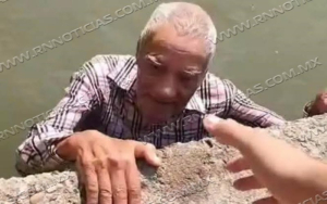 ABUELITO RESCATADO DE CANAL CON COCODRILOS ESTABA REPORTADO COMO DESAPARECIDO