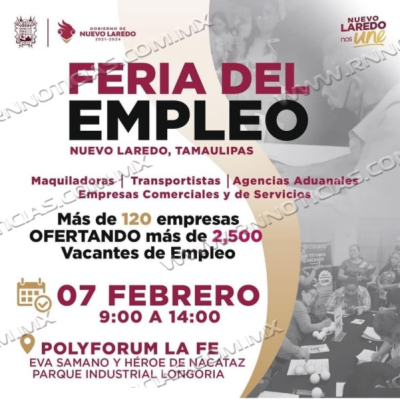 ANUNCIA GOBIERNO MUNICIPAL FERIA DEL EMPLEO EN EL POLYFORUM LA FE