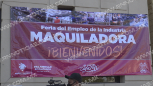 VIDEO Se realiza primera feria de empleo de la Industria Maquiladora 2022