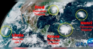 ‘Grace’ tocaría tierra dos veces en México ya como huracán