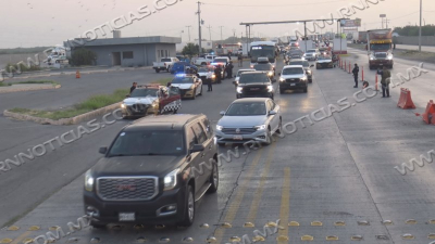 Autoridades esperan incremento de paisanos en caravana por Nuevo Laredo