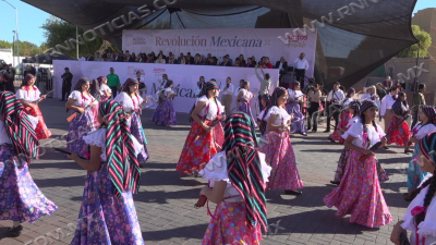 DESFILE DEL 114 ANIVERSARIO DE LA REVOLUCI&Oacute;N MEXICANA CON GRAN PARTICIPACI&Oacute;N C&Iacute;VICA EN NUEVO LAREDO