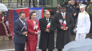 Conmemoran abrazo Binacional entre México y Estados Unidos en Puente internacional de Nuevo Laredo