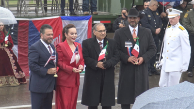 Conmemoran abrazo Binacional entre M&eacute;xico y Estados Unidos en Puente internacional de Nuevo Laredo