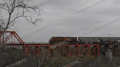 Lleva gran avance construcci&oacute;n de segundo puente ferroviario en Nuevo Laredo