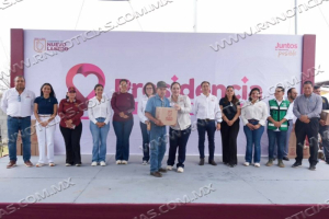 CARMEN LILIA CANTUROSAS ACERCA EL GOBIERNO A VILLAS DE SAN MIGUEL CON EL PROGRAMA “PRESIDENCIA CERQUITA DE TI”.