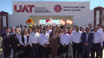 Inauguran e inicia operaciones la Preparatoria Autosustentable de la Universidad Aut&oacute;noma de Tamaulipas en Nuevo Laredo
