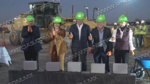 Colocan primera piedra proyecto de Parque Agrolog&iacute;stico