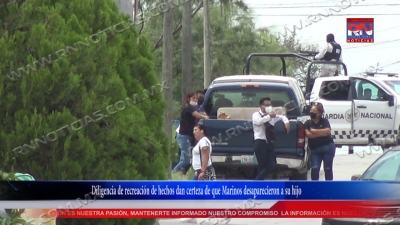 video Diligencia de recreaci&oacute;n de hechos dan certeza de que Marinos desaparecieron a su hijo