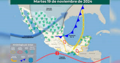 Frente frío número diez bajará la temperatura y traerá lluvia: SMN