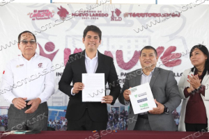 IMJUVE Y TEC MILENIO FIRMAN CONVENIO  PARA LA EDUCACI&Oacute;N DE LOS J&Oacute;VENES DE NUEVO LAREDO