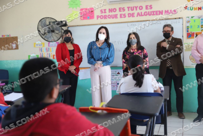 ALCALDESA REITERA SU APOYO A LA EDUCACI&Oacute;N Y SE COMPROMETE CON UN REGRESO SEGURO A CLASES