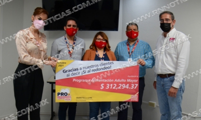Recibe el Sistema DIF donativo por parte del redondeo de tiendas Oxxo