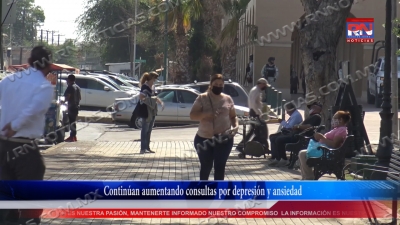 VIDEO Contin&uacute;an aumentando consultas por depresi&oacute;n y ansiedad
