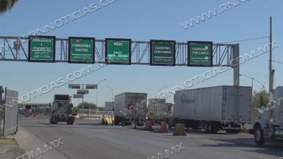 Baja flujo aduanero en Nuevo Laredo por cobro de aranceles