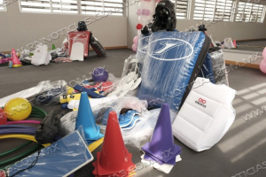 DOTAN DE EQUIPAMIENTO Y MODERNIZAN &Aacute;REA PARA CLASES DE TAEKWON DO EN CEDIF 2