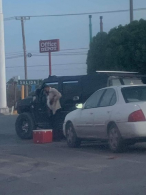 Captan a &ldquo;Viene, viene&rdquo; en una Hummer en Nuevo Laredo y se hace viral