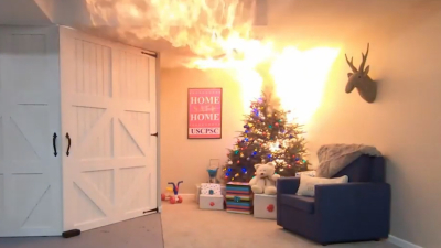 VIDEO Luces navideñas pueden generar cortocircuitos e incendios