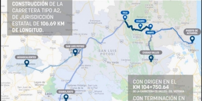 Inicia obra de carretera Tam-Baj&iacute;o