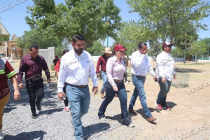 SUPERVISA ALCALDESA PARQUES Y PlAZAS; SE ASEGURA QUE EST&Eacute; TODO LISTO PARA PASCUA